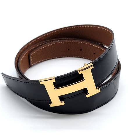 hermes reversible leather belt with h buckle